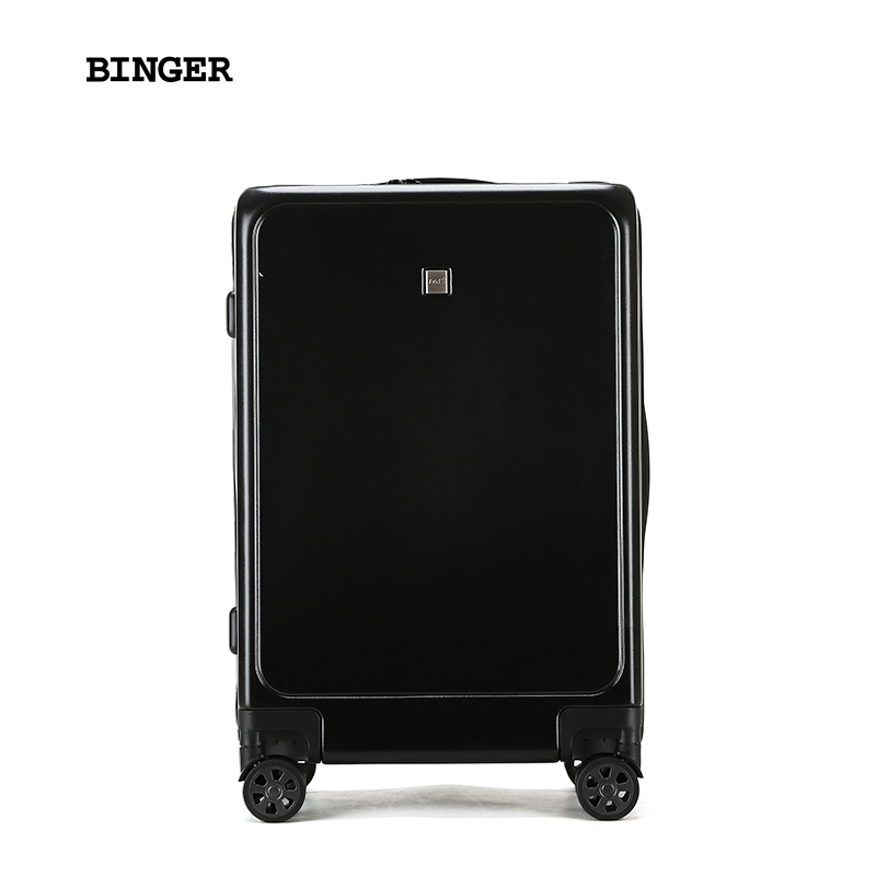 BINGER Laced Briefs suitcase Men and women 24 Large capacity Llever case Suitcase Universal Wheel Cryptography chassis