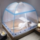 Mã hóa cài đặt miễn phí có thể gập lại 12 yurt mùng hộ gia đình 15 tấm phủ chống muỗi Giường 18m chống rơi mẫu mùa hè - Lưới chống muỗi