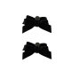 Cyndi Wang's same style black velvet bow hair catcher headdress cute bangs hairpin female hairpin catcher hair accessory