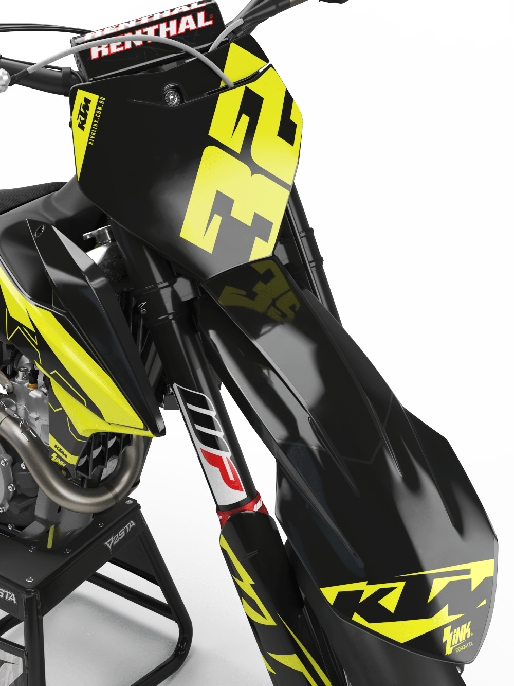 K018 Применимый KTM SXF EXC Kavis Heng Шип внедорожный мотоцикл модифицированная наклейка цветочная наклейка