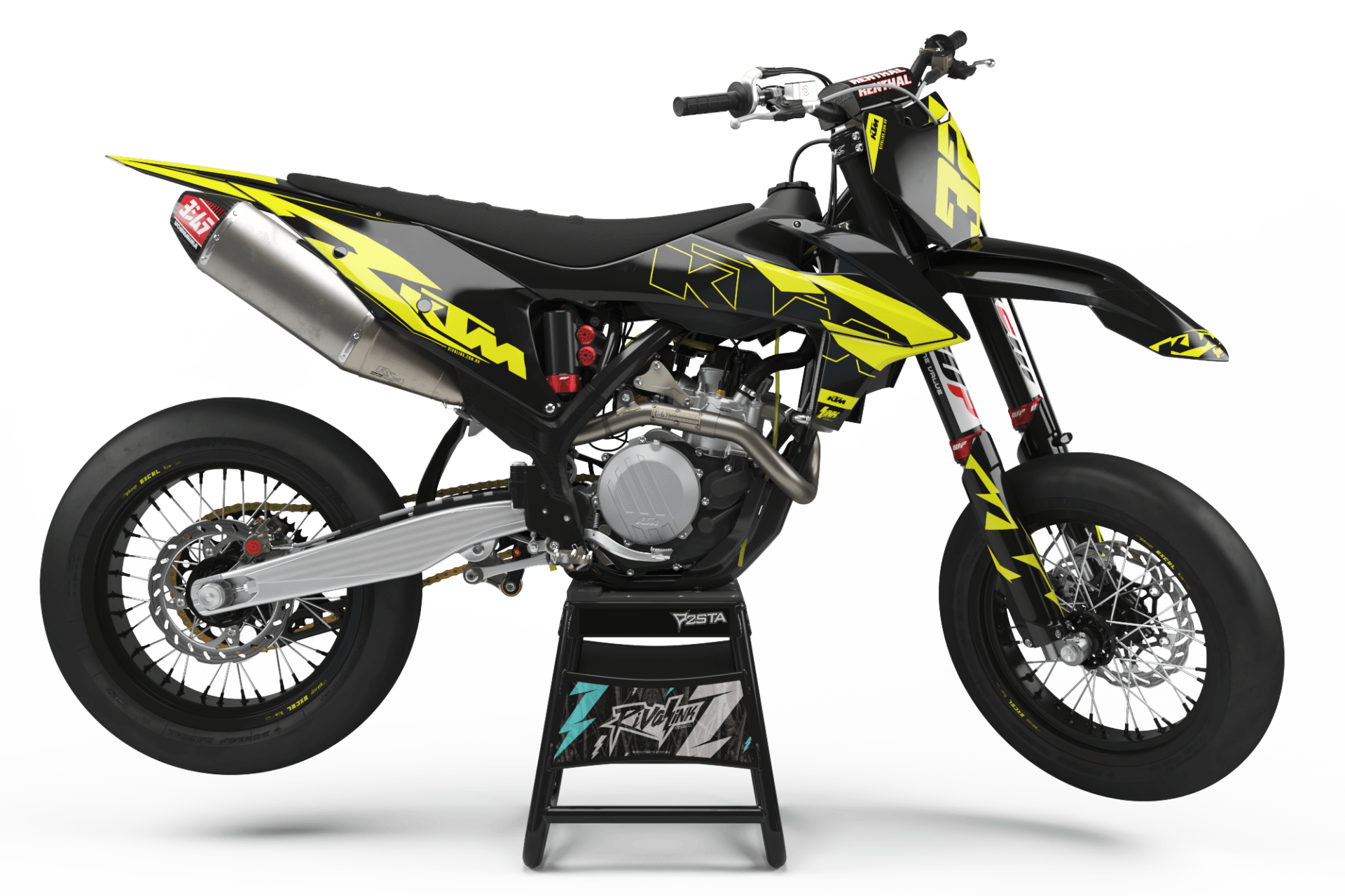 K018 Применимый KTM SXF EXC Kavis Heng Шип внедорожный мотоцикл модифицированная наклейка цветочная наклейка