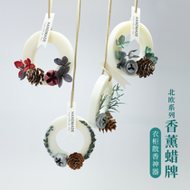  Luye GardenNordic immortal floral incense wax pieces Wardrobe incense wax brand fragrance incense brick incense hanging souvenir