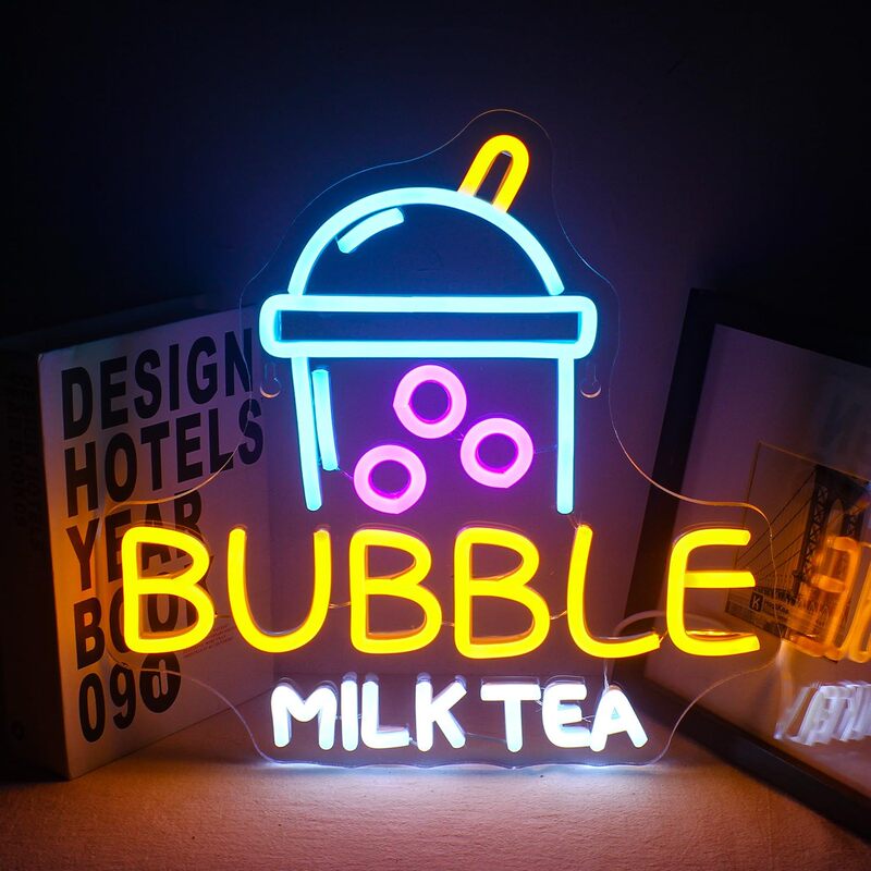 Pearl Milk Tea Shop Neon Lights Ice Cream Led Internet-Famous Milk Tea Shop Light Sign Fruit Drink Light Wall Decoration Pearl Milk Tea Shop Neon Lights Ice Cream Led Internet-Famous Milk Tea Shop Light Sign Fruit Drink Light Wall Decoration