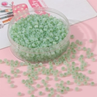 Стеклянный, кошачий глаз, имитация льда, 4mm, 1mm