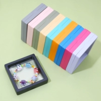 6 # акриловый цветной прозрачный ящик для хранения | Размер 9x9см, обозначено 10 цветов, в упаковке 10 шт.