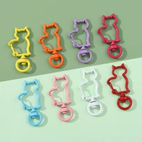 Металлический баллончик с краской, брелок, котенок, 41mm, 5 шт