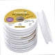 2# белый | Корейская 7-жильная мягкая золотая проволока из нержавеющей стали 304, сохраняющая цвет, толщина 0,5 мм, около 40 метров в рулоне.