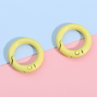 2 # Желтый | Сплав, окрашенный распылением, круглый цвет около 20 мм 2 шт.