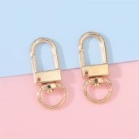 Золотой металлический брелок, 12mm, 33mm