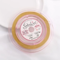 Золотая японская импортная стальная проволка, 0.6mm, 1м