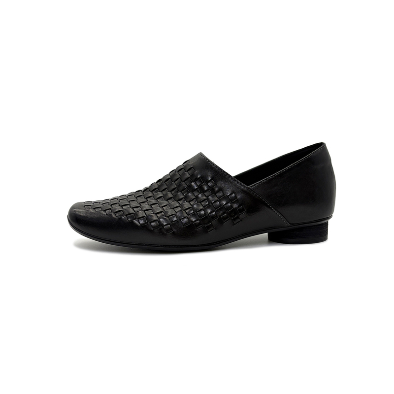 【Xing Kang Selection】Square-Toe Woven Mule Shoes for Women 58-63811