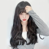 Легкий и тонкий волнистый кудрявый парик изготовленный из настоящих волос, придает объем