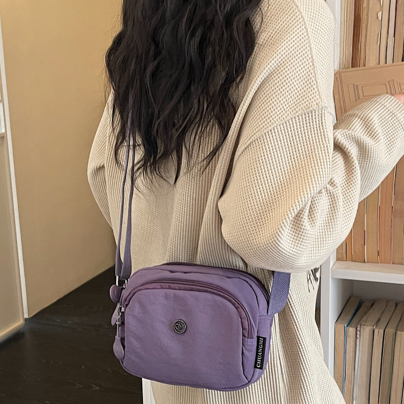 Daily Commute Canvas Phone Bag for Women 2026 New Style ins Niche Design Crossbody Bag Summer Casual Square Bag