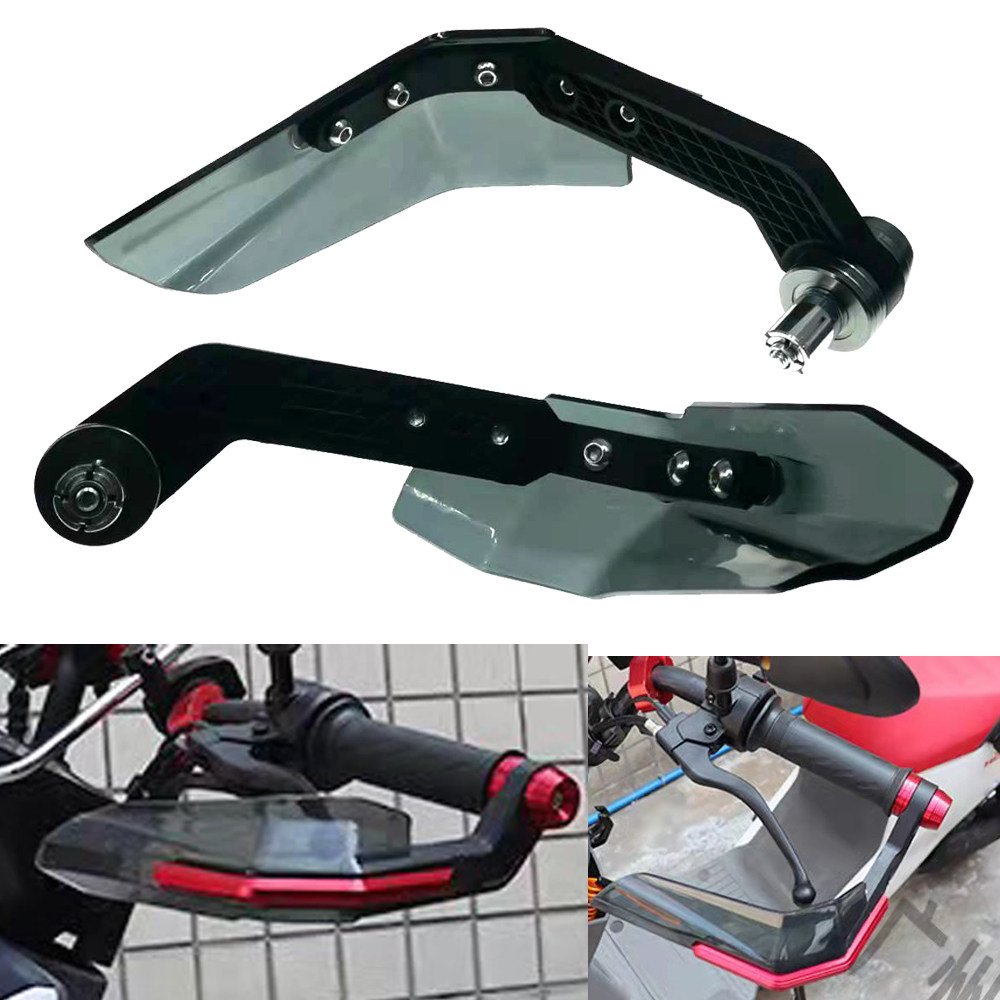 Suitable for Xinyuan Victory Qianjiang Apulia silver steel locomotive handle wind shield hand guard hood