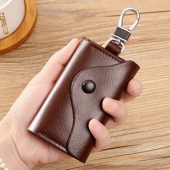 Genuine Leather Small Key Case for Men, Key Holder for Women, Key Storage Bag, Key Protector, Key Pouch, Storage Organizer