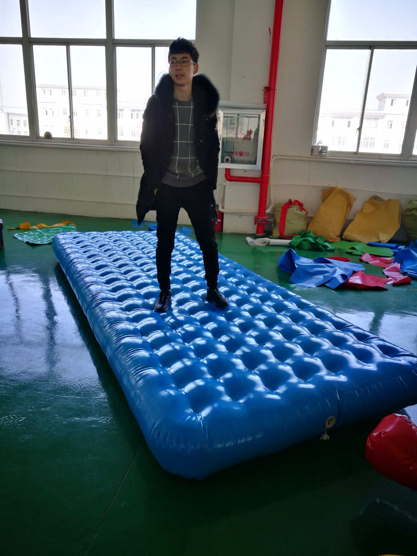 Taekwondo air cushion Dance mat Gymnastics mat Somersault air cushion Protection mat Parkour mat Martial arts stunt training mat