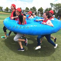 Fun Games props inflatable Eight Immortals Crossing the Sea inflatable Caterpillar tortoise and rabbit race outdoor development training equipment