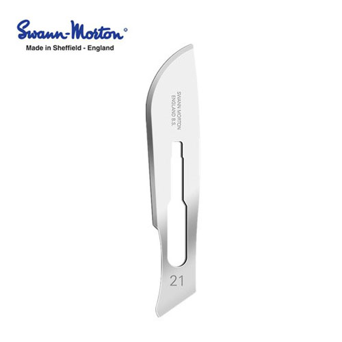 British import No. 21 surgical blade manual blade carbon steel animal pedicure manicure small blade round head knife