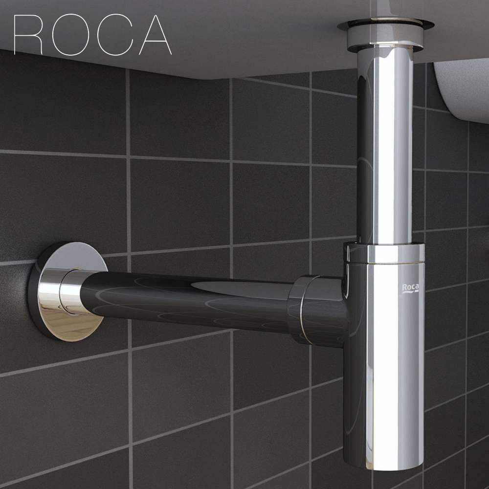 Lejia Sanitary Ware ROCA all-copper wall-mounted basin water washbasin deodorant wall drainage water fittings drain pipe