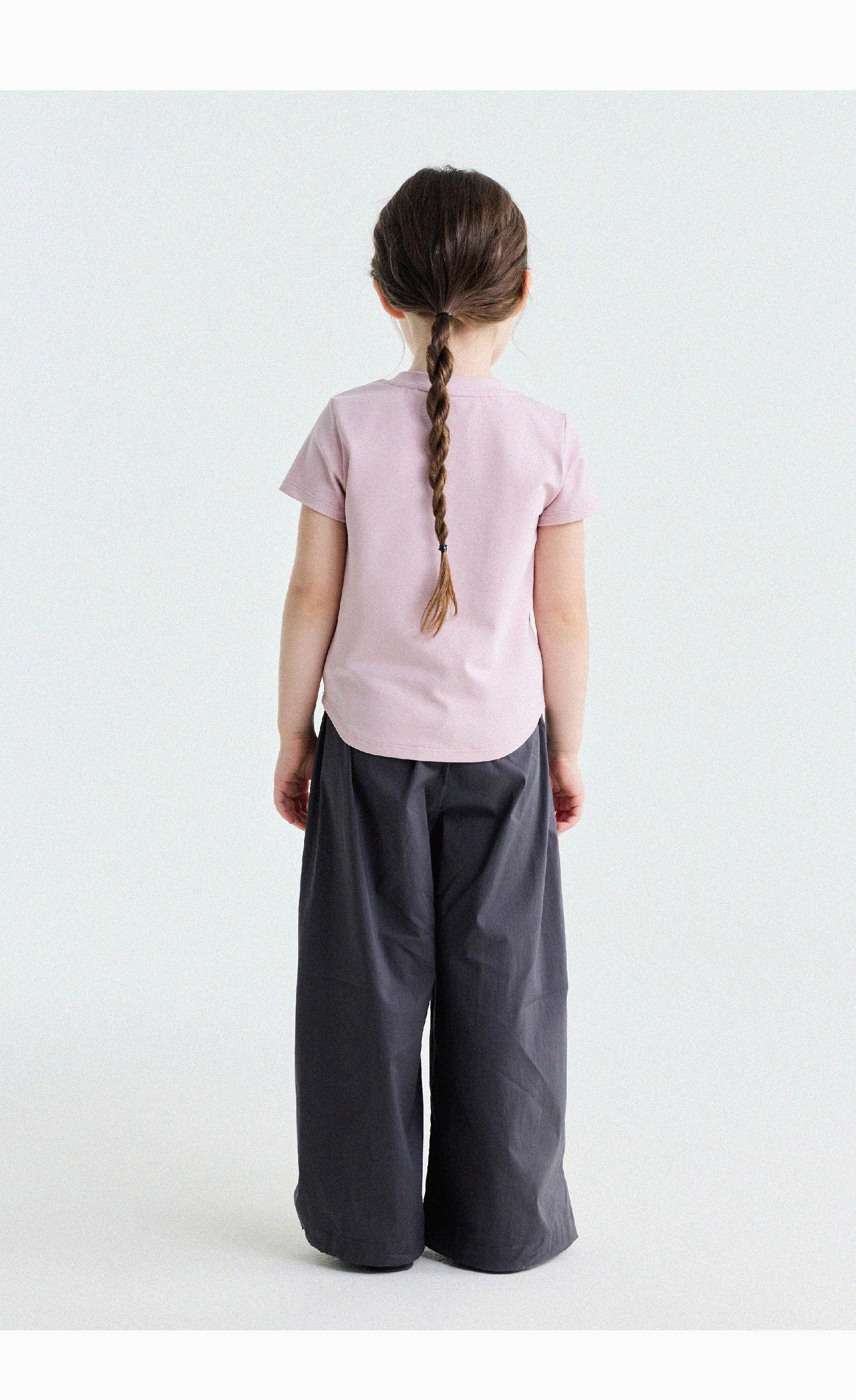 Yunerma Girls' Summer New Style 3D Ruffle Straight-Leg Pants Children's Thin Anti-Mosquito Pants Baby Casual Pants Trendy — 40