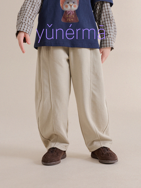 Baby's New Autumn Versatile Casual Pants, Yunerma Girls' 2026 Fashionable Sports Pants, Children's Stylish Curved Pants