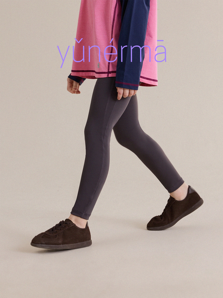 Yunerma Girls' Autumn Outdoor Quick-Dry High-Elastic Yoga Pants Baby Spring and Autumn Slim Leggings Children's Shark Pants