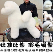 Rachel Pet Model New Emulation Beautician Styling Fake Dog Fur Big-panda Dog Model Upgrade to Practice False Mao