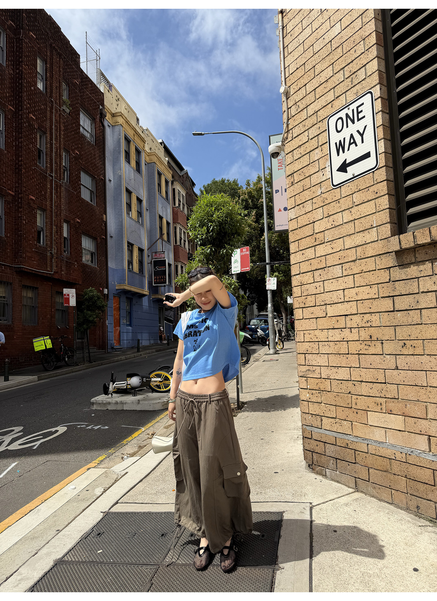 LelyMooch футболка с коротким рукавом из хлопково-льняной смеси с цифровой печатью и винтажным принтом букв