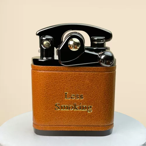 Зажигалка на керосине, кожаное креативное ретро высококлассное моторное масло ручной работы, подарок на день рождения