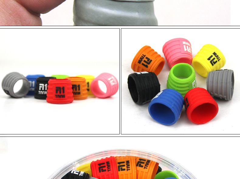 Cầu lông Thái Ang vỗ tay của bạn mồ hôi thấm với nắm bó vòng cầu lông niêm phong cao su silicone chùm vòng xử lý hấp thụ sốc mua vợt cầu lông yonex
