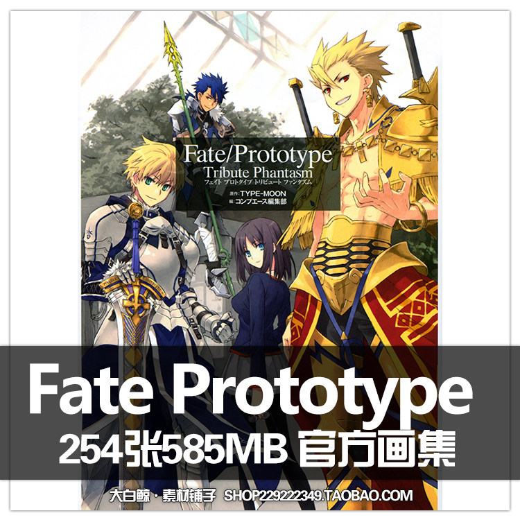 Fate Prototype Tribute Phantasm 资料画集 设定 FGO画册 CG原画