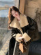 Designer-Style Lamb Wool Coat for Women, Winter 2025 New Korean Style, Fleece-Lined and Thickened Faux Fur Integrated Cotton Jacket
