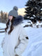 White Workwear-Style down Jacket for Women, 2025 Winter New Korean Style, Stylish Fur Collar Hooded Parka Goose down Jacket