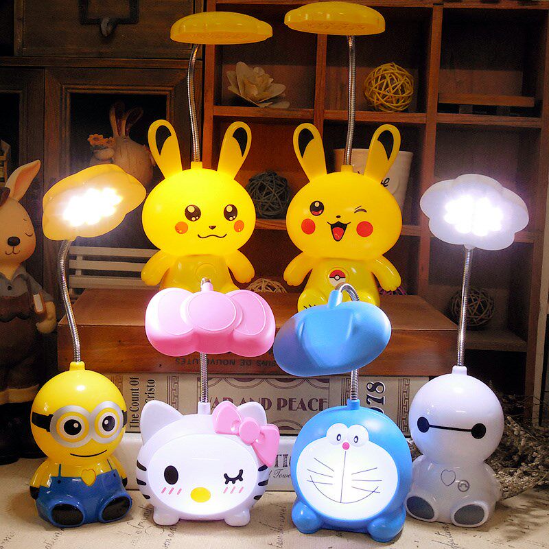 Children's LED eye protection desk lamp primary school students to protect vision and prevent myopia cute cartoon boys and girls desk writing