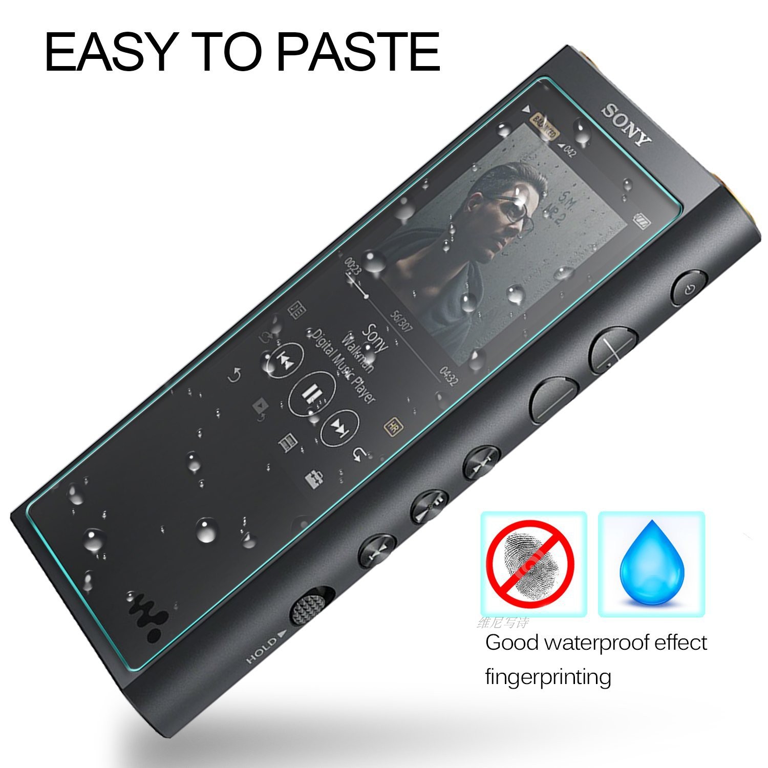 Áp dụng Sony Sony NW-ZX300A máy nghe nhạc MP3 phim màng độ nét cao thép phim chống cháy nổ phim bảo vệ màn hình - Phụ kiện MP3 / MP4 nút bọc tai nghe