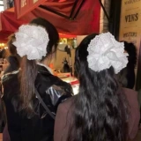 Брендовый хлопковый большой аксессуар для волос, коллекция 2022, кружевное платье, стиль Лолита