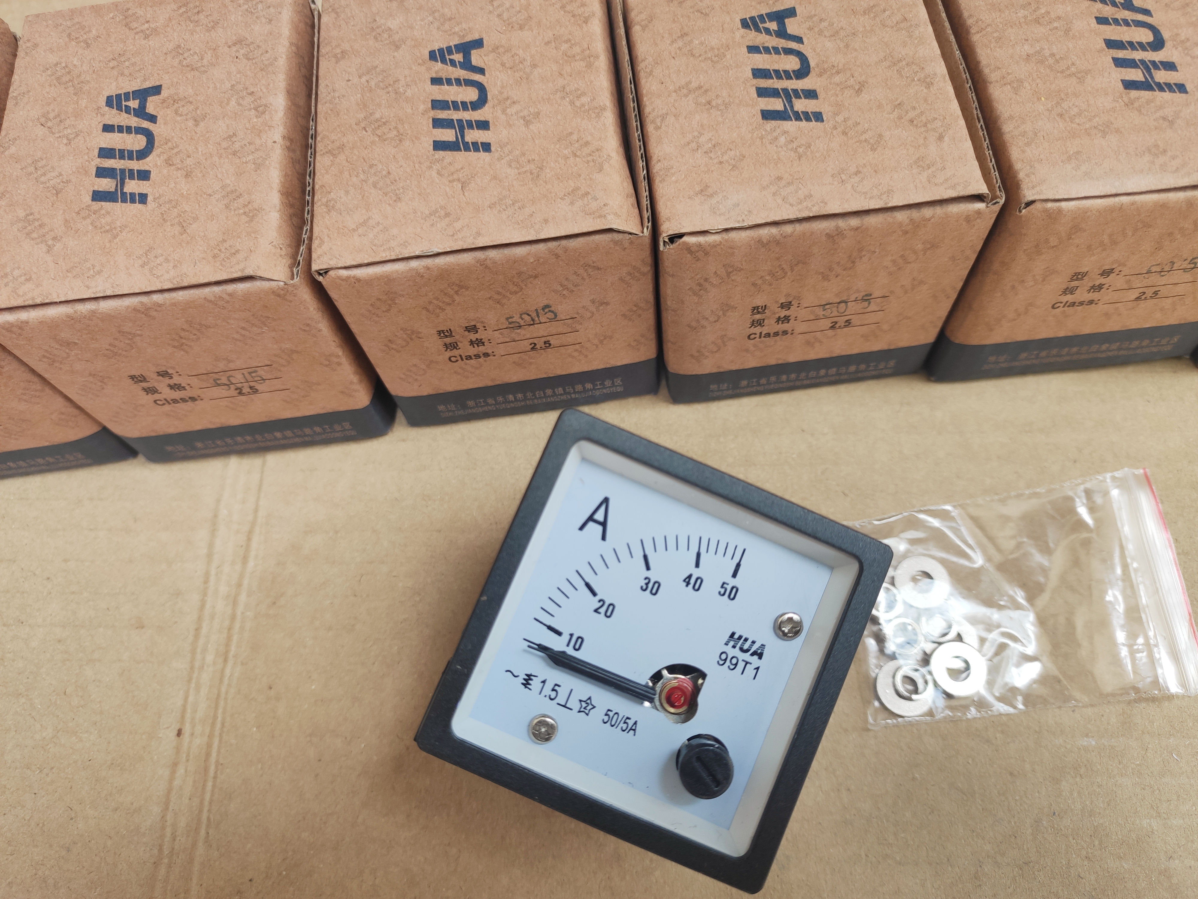 Original installation HUA huawei meter 99T1-A finger-type current meter ampere meter full-series outer dimensions 48 * 48