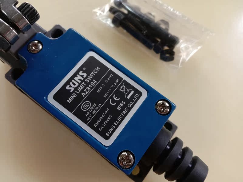 Original fit three real SUNS stroke switch AZ-8104 self-rewinding stroke limit switch micro-switch silver point