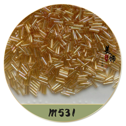 Высококачественные 6 -мм прозрачные фантомные трубки Жемчужные серии Тройной магримальный стеклянный стеклянный стеклянный бусин DIY Beads Французский материал