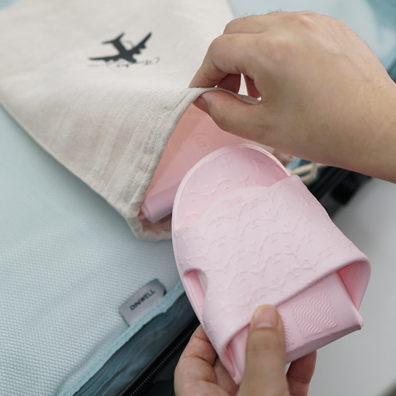 Travel portable slippers foldable women ultra-light non-slip swimming men Business hot spring supplies plane Bath home