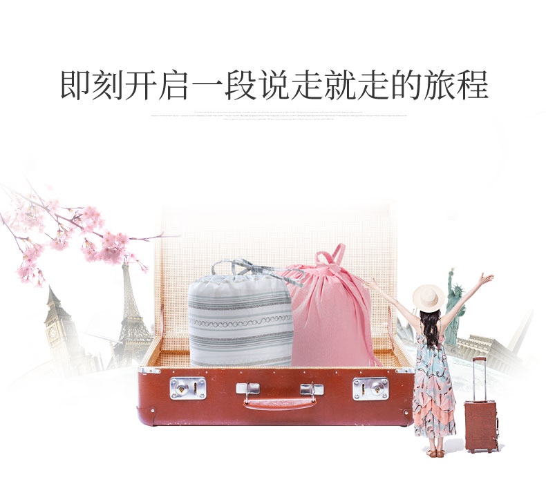 Fu Anna full cotton satin xách tay khách sạn túi ngủ bẩn khách sạn người lớn đôi cotton du lịch chống bẩn túi ngủ cho trẻ sơ sinh mùa hè