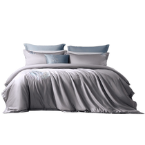 Fuana Home Textiles 120 Count Class A Long Staple Cotton Four-piece Set Summer Style 2024 New Pure Cotton Chinese Style Light Luxury Bedding