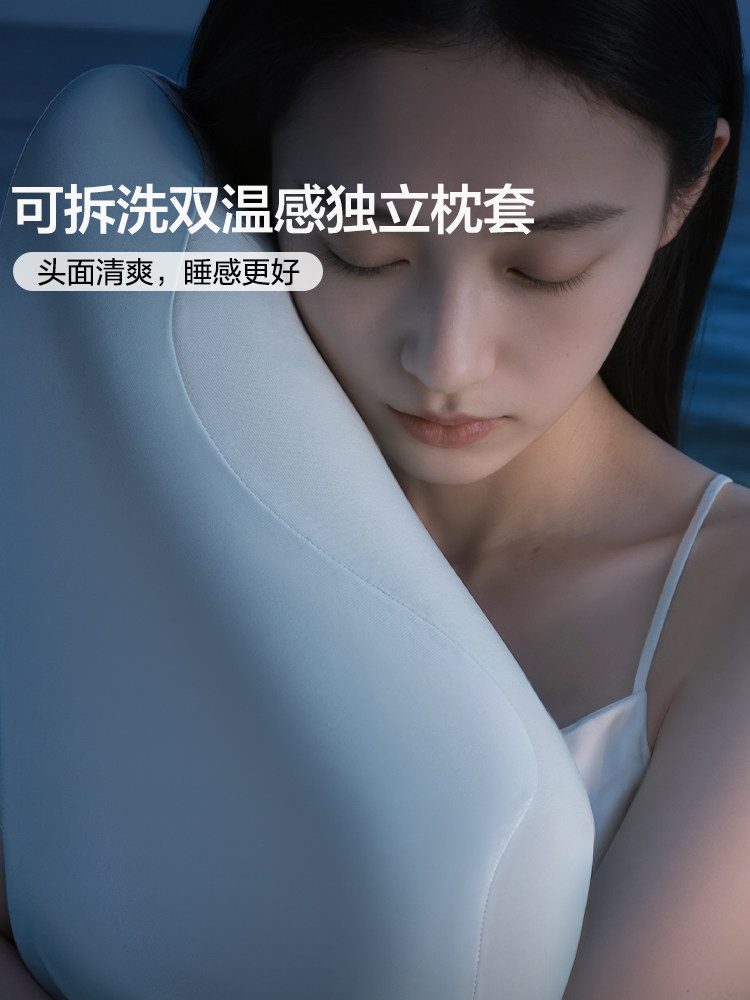 Fuanna Pillow Memory Foam Pillow Core Adult Student Neck Pillow Washable Smart Core Deep Sleep Pillow Pro Gift Box Set