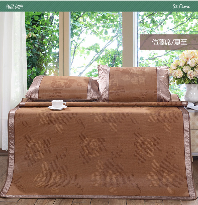 Anna giàu dệt mat mat ba mảnh hoa của St. Michael 1.8 giường đơn hoặc kép cho những ngày hè của mùa hè - Thảm mùa hè giá đệm nước everon