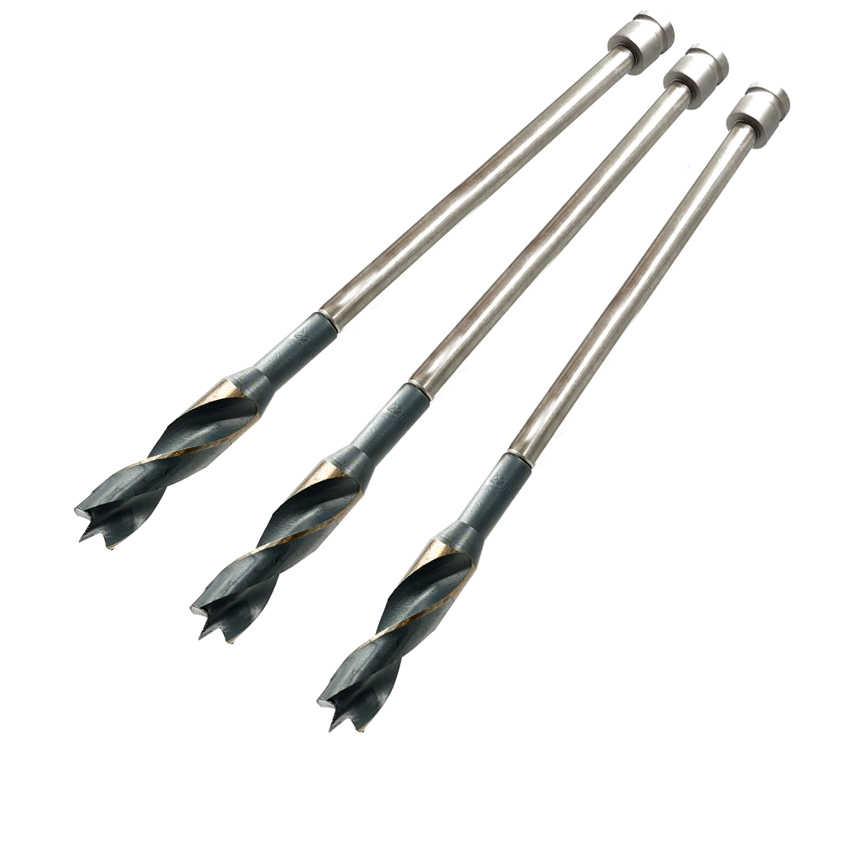 Electric screwdrivers converting drills for woodworking lengthened twist drill templates drilled aerated brick perforated wood to punch eye drillers