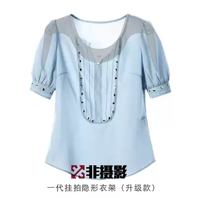 Non-photographic original custom transparent invisible hanging shooting hanger shooting clothing white background picture hanger photography clothing props