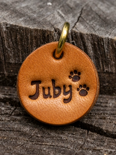 Бренд Pet Cat Brand Leather Relief Identity Brand Dog Devene