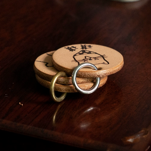 Бренд Pet Cat Brand Cowhide Identity Brand Defense Defense Lost Brand Brand Teddy Small Dog Brand Настраиваемая гравюра, указанная в списке