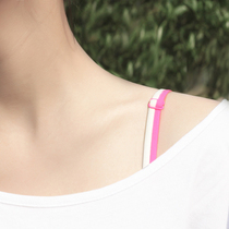 1 5 button Korean color ladies shoulder strap two-color non-slip underwear thin strap elastic elastic band bra shoulder bra shoulder bra strap