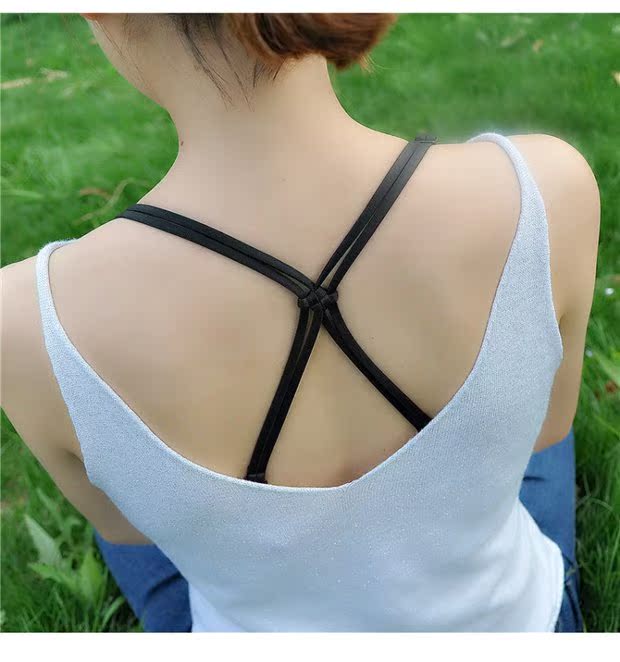 Vẻ đẹp gợi cảm trở lại rộng khóa áo ngực dây đai đồ lót với dây đai áo ngực dây đeo vô hình dây đai trượt do lot